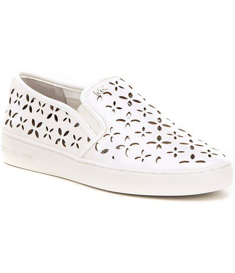 michael michael kors keaton slip-on site dillards.com|Keaton Leather Slip.